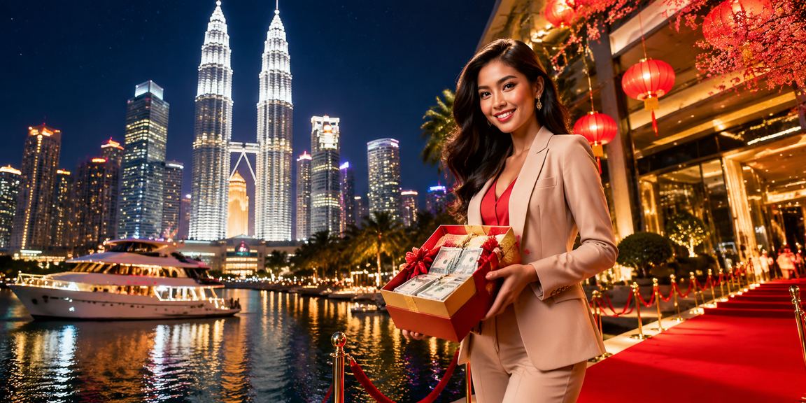 Suasana permainan kasino di Kuala Lumpur — meja roulette dalam talian pv10