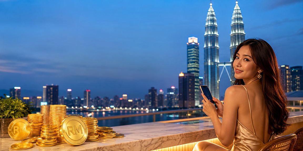 Pengguna di Kuala Lumpur mengakses platform kasino dalam talian melalui telefon bimbit